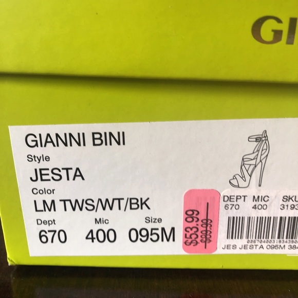 New, never worn Lime heels - Picture 2 of 6